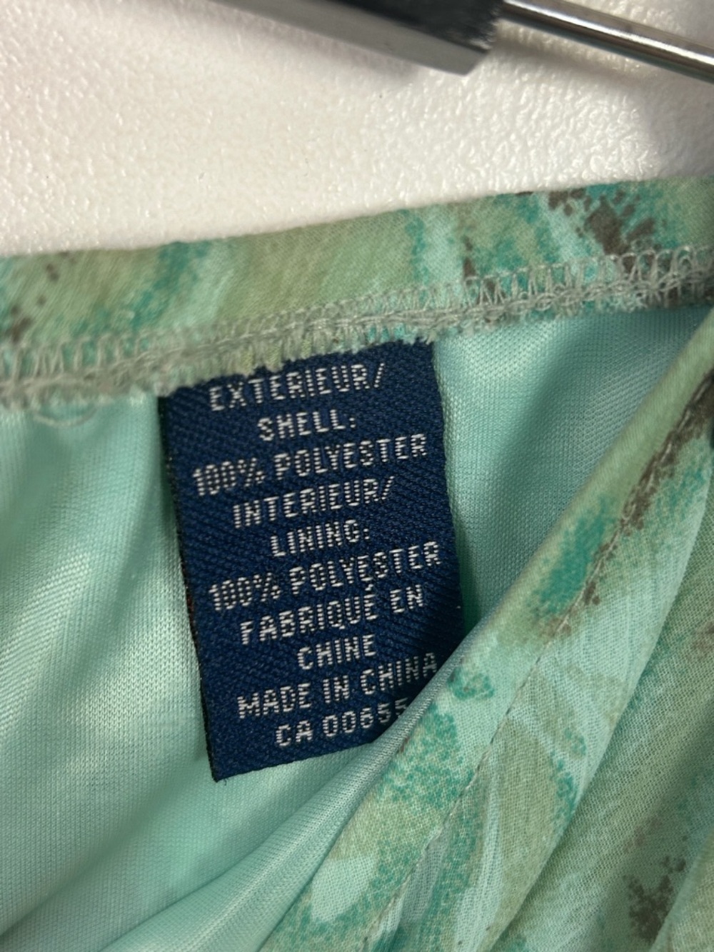 Vintage Y2K Mermaidcore Green Midi Skirt Sheer Mesh Womens Medium Low Rise 90s - Picture 12 of 12